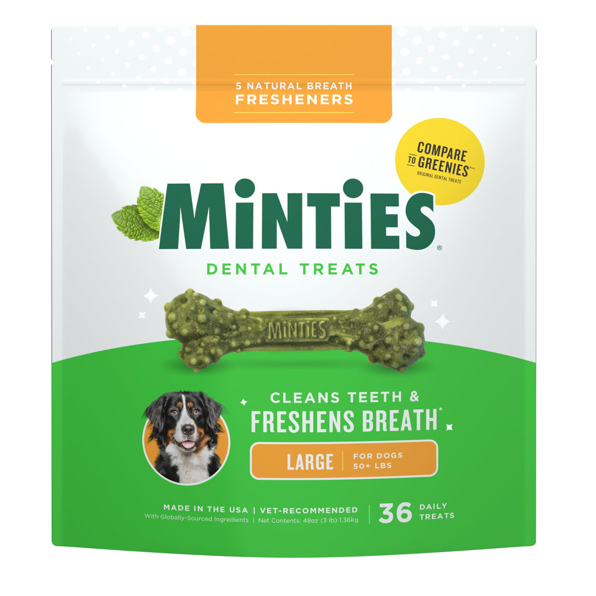 Mint Dental Chews for Dogs 36 Ct G227719