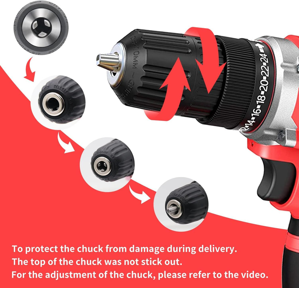 20v Cordless Drill Set with Charger 3/8" Keyless Chuck L489191