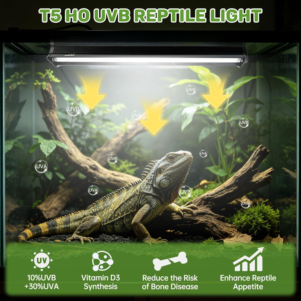 8W 10.0 UVA UVB Reptile Light Fixture J178