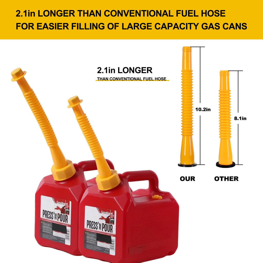 Gas Can Spout Replacement Kits 3 Pack Yellow U605