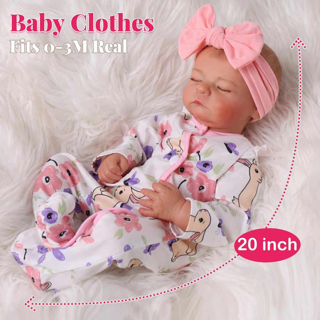 20 Inch Closed-Eye Reborn Baby Doll G8987