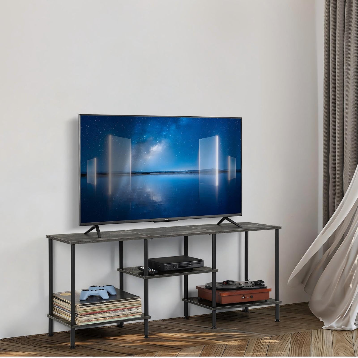 50 Inch Dark Grey TV Stand with Storage X809
