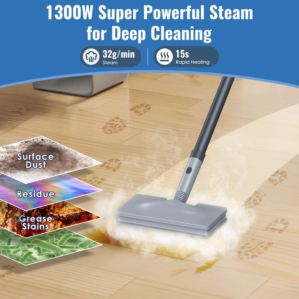 Steam Mop & Handheld Steam Cleaner M6173