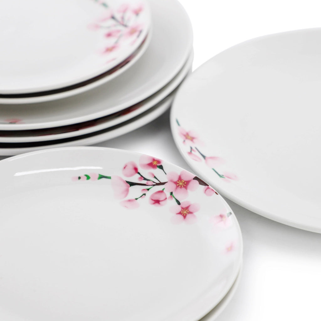 12 Piece Porcelain Dinnerware Set, Service for 4 X31831