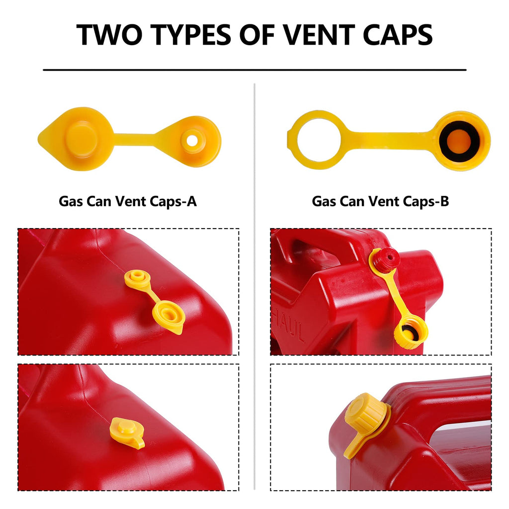 Gas Can Spout Replacement Kits 3 Pack Yellow U605