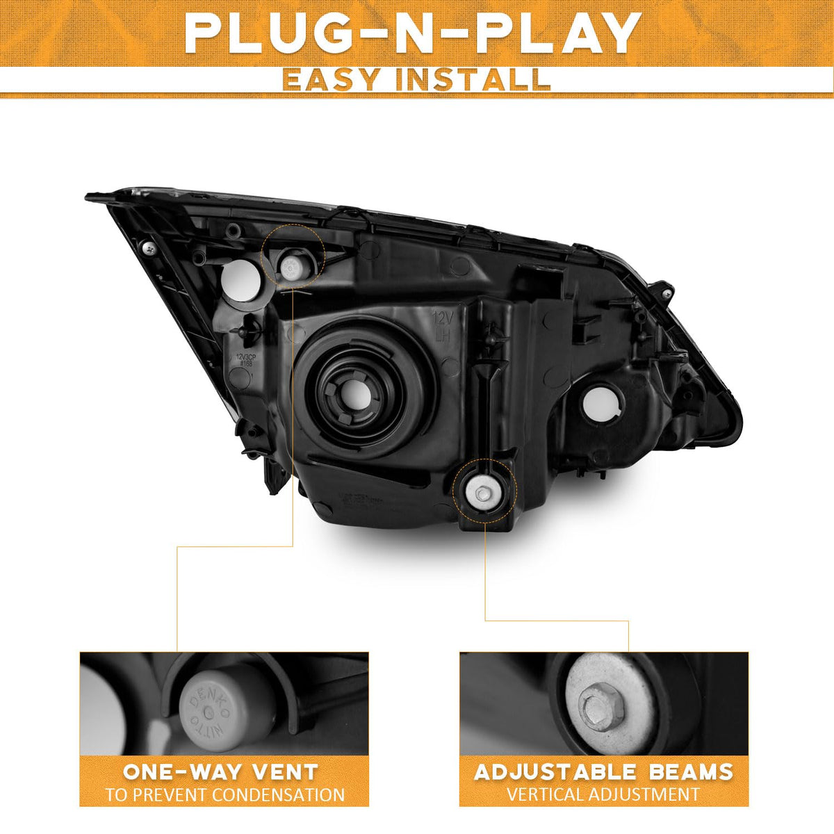 Headlights for Honda CR-V P6817