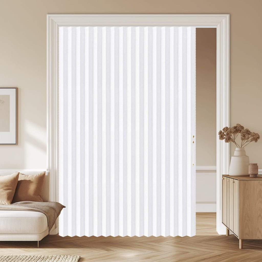 Blackout Magnetic Door Curtain 72W x 79 L White D262551