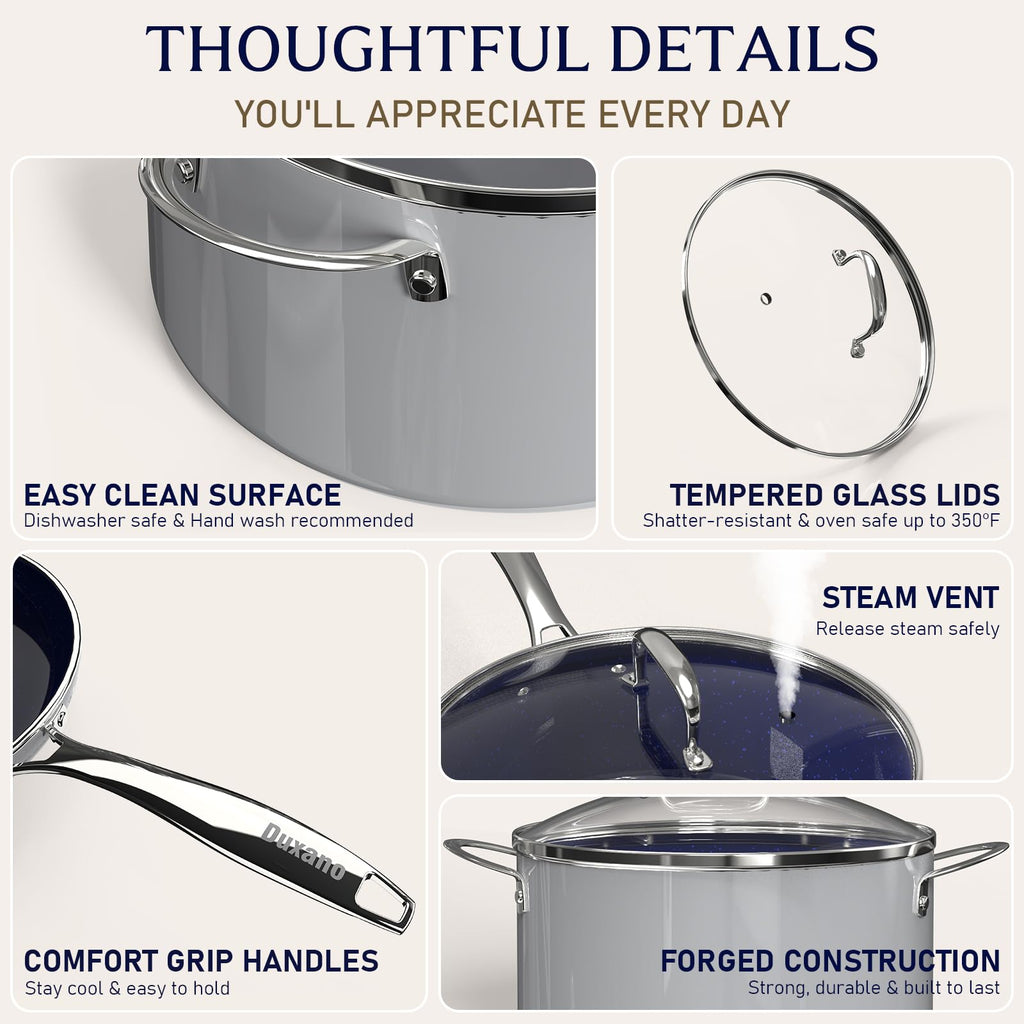 14 Pc Non Stick Ceramic Cookware Set D992115