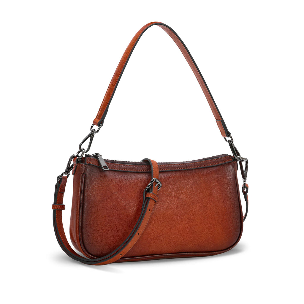 Leather Crossbody Bags with Two Straps S424