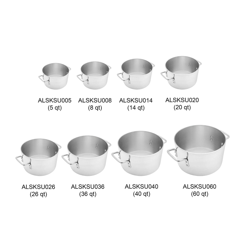 60 quart Aluminum Sauce Pot D59303