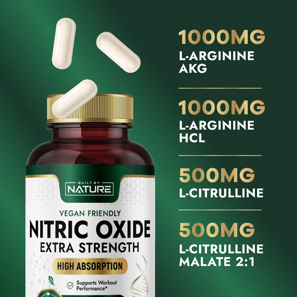 240 Capsules Nitric Oxide Supplement F513588