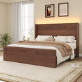Full Size Wood Platform Bed with Headboard and Footboard M61711