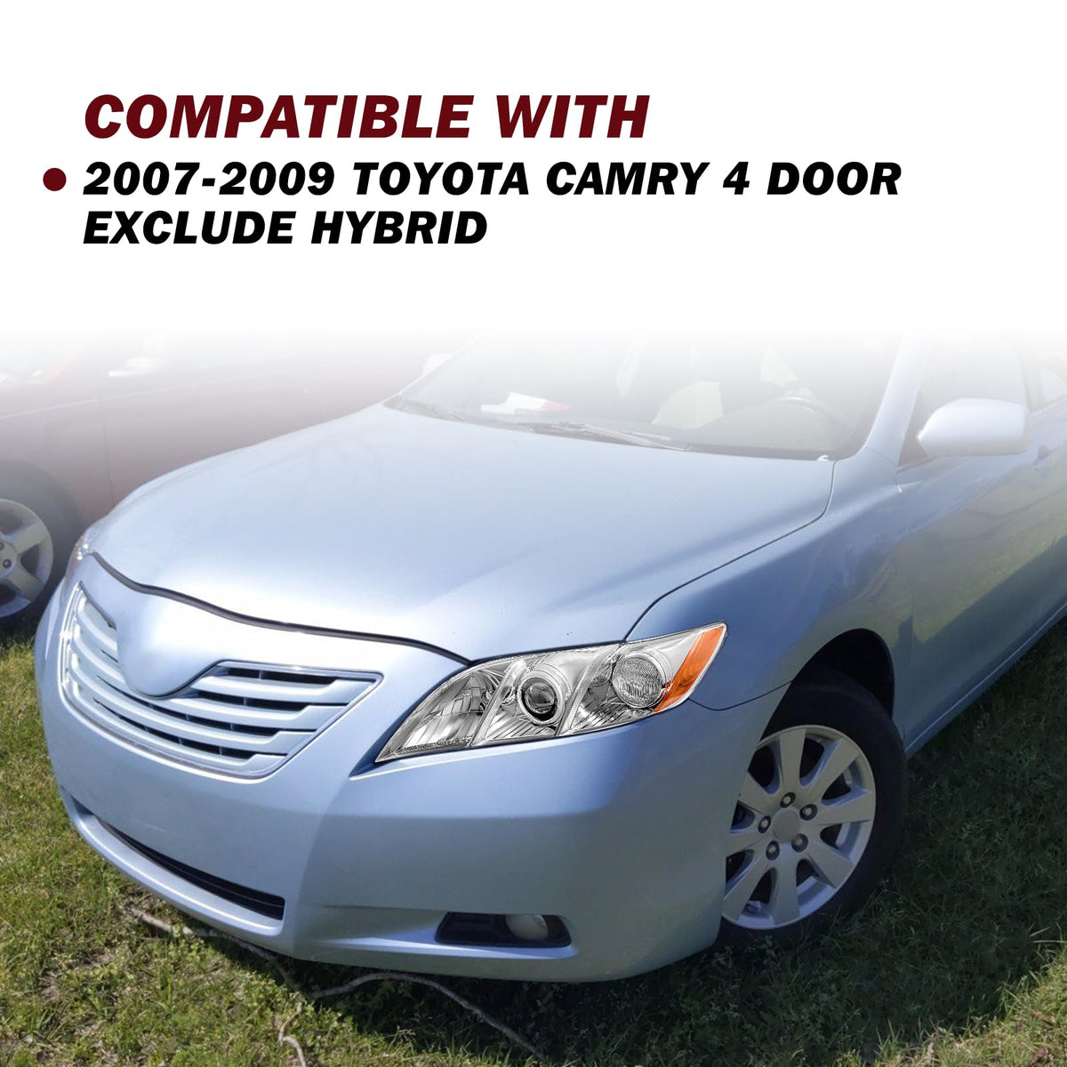 Headlight Compatible with 2007-2009 Toyota Camry X7208