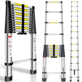 16.5FT Aluminum Telescoping Ladder 330 lbs A619938