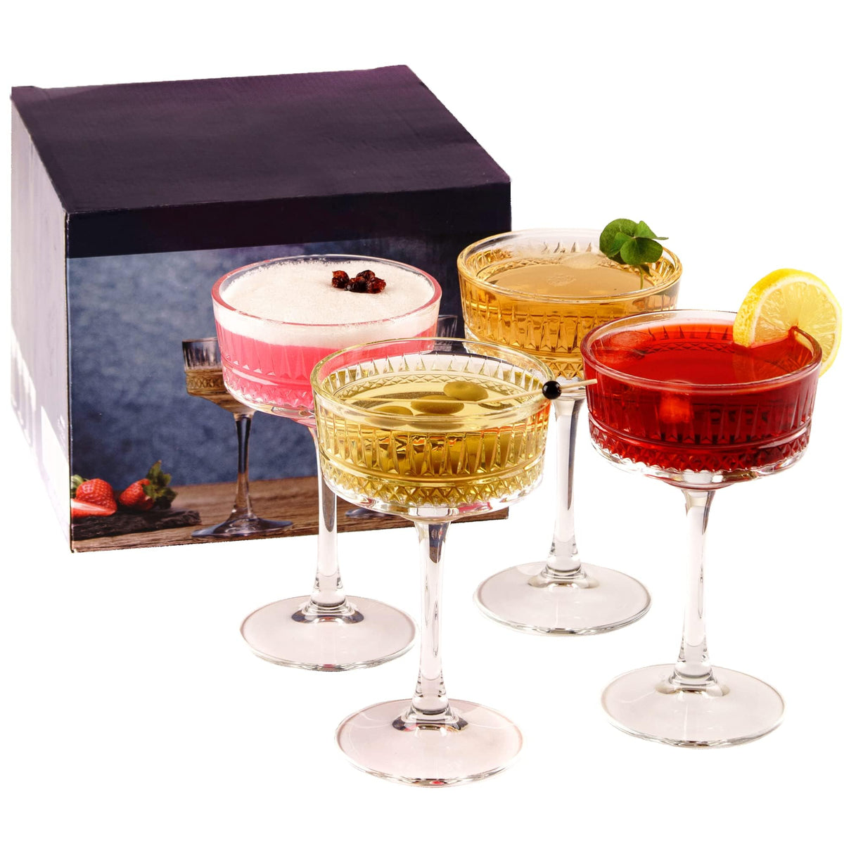 Coupe Glasses Set of 4 A82708