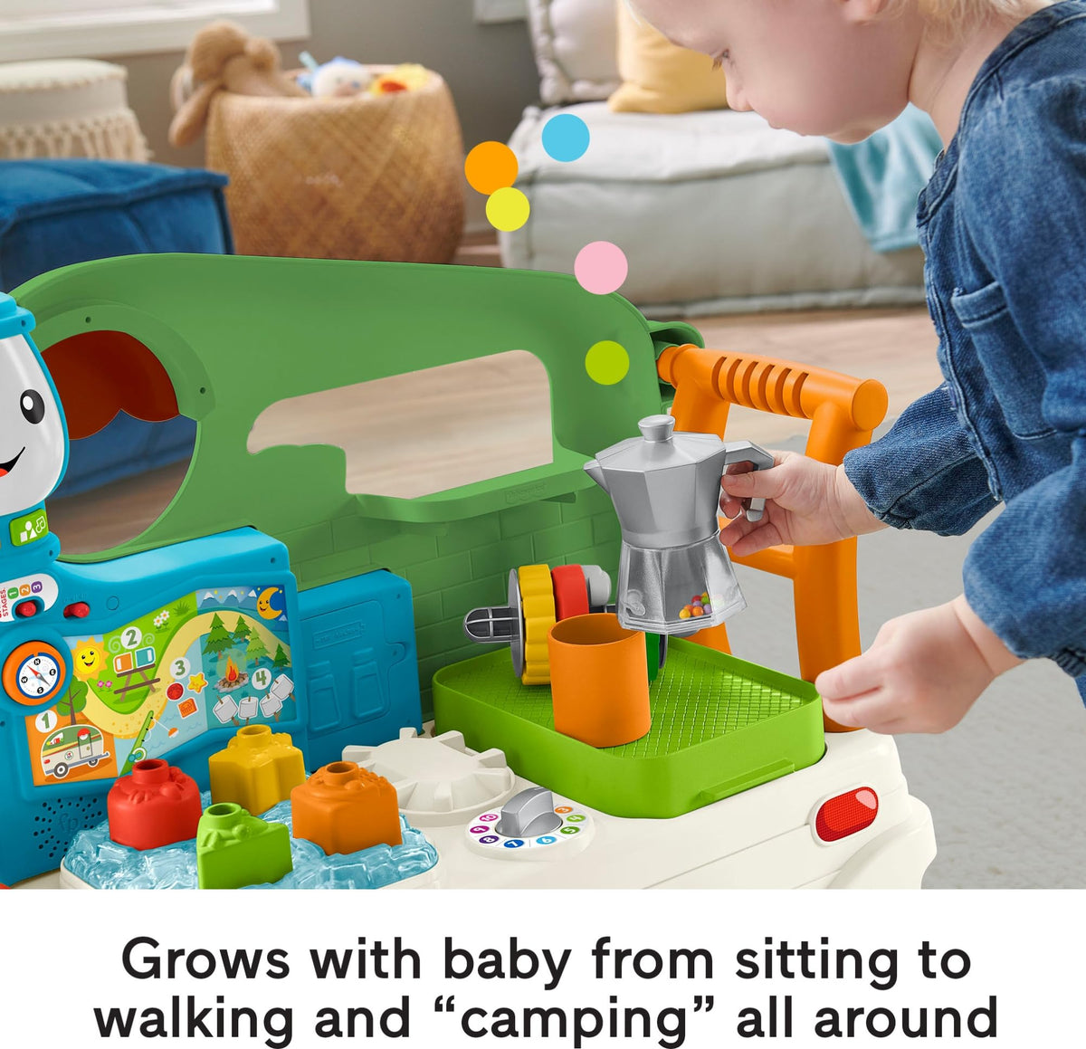 Baby to Toddler 3-in-1 Walker & Activity Center E7528