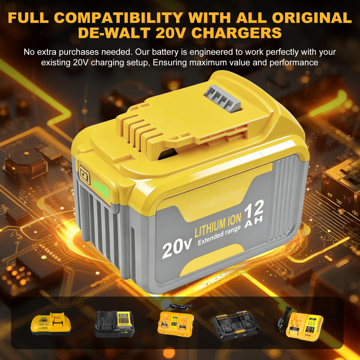 20V Lithium ion Battery 2 Pack X135