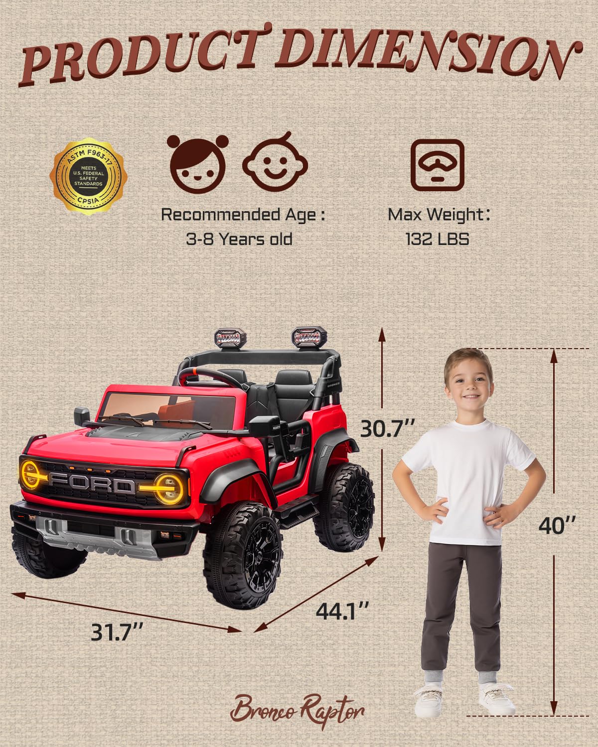 24V 2 Seater Kids Electric Ride on Truck with Remote Control L799