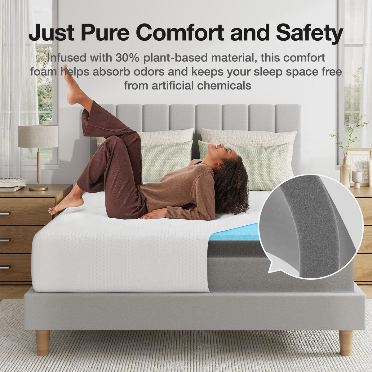 10 Inch Gel Memory Foam Full Mattress O8607