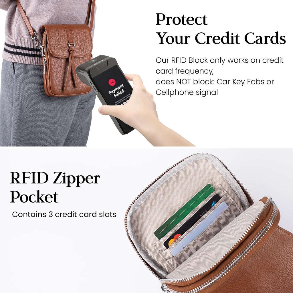 Small Genuine Leather Crossbody Bag R419