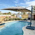 10' x 13' Cantilever Umbrella with Base H256