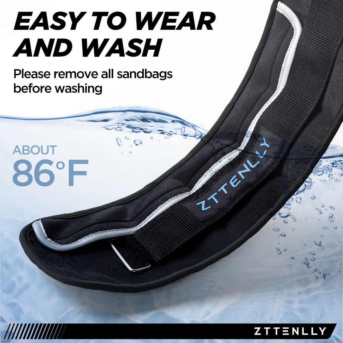 Adjustable Ankle Weights Pair with Carry Bag O661662