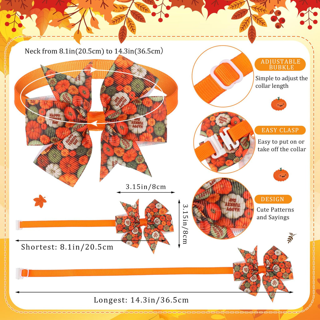 100 Pcs Fall Dog Bow Ties M553837