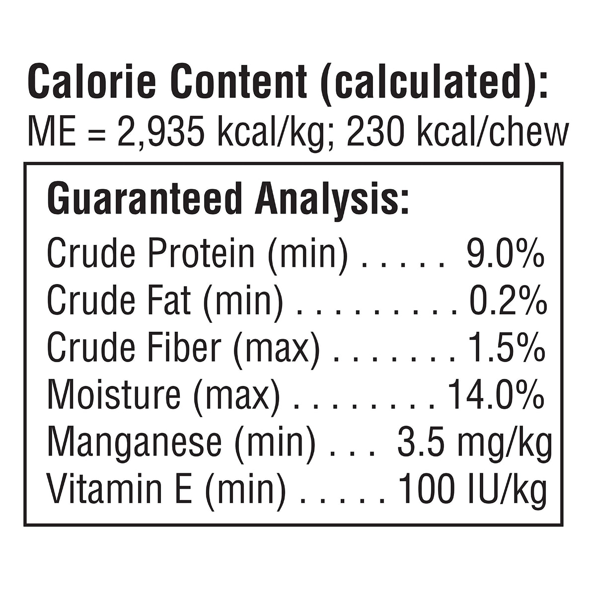 Medium Rawhide-Free Dog Treat with Peanut Butter, 4 Count T5867