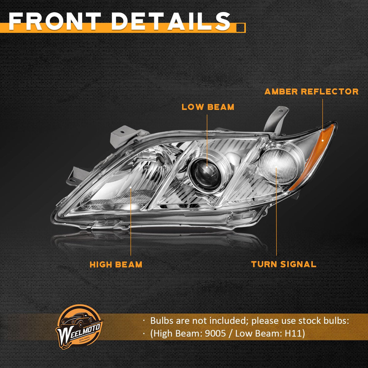 Anti-Fogging Headlights Assembly for Toyota Camry V18569