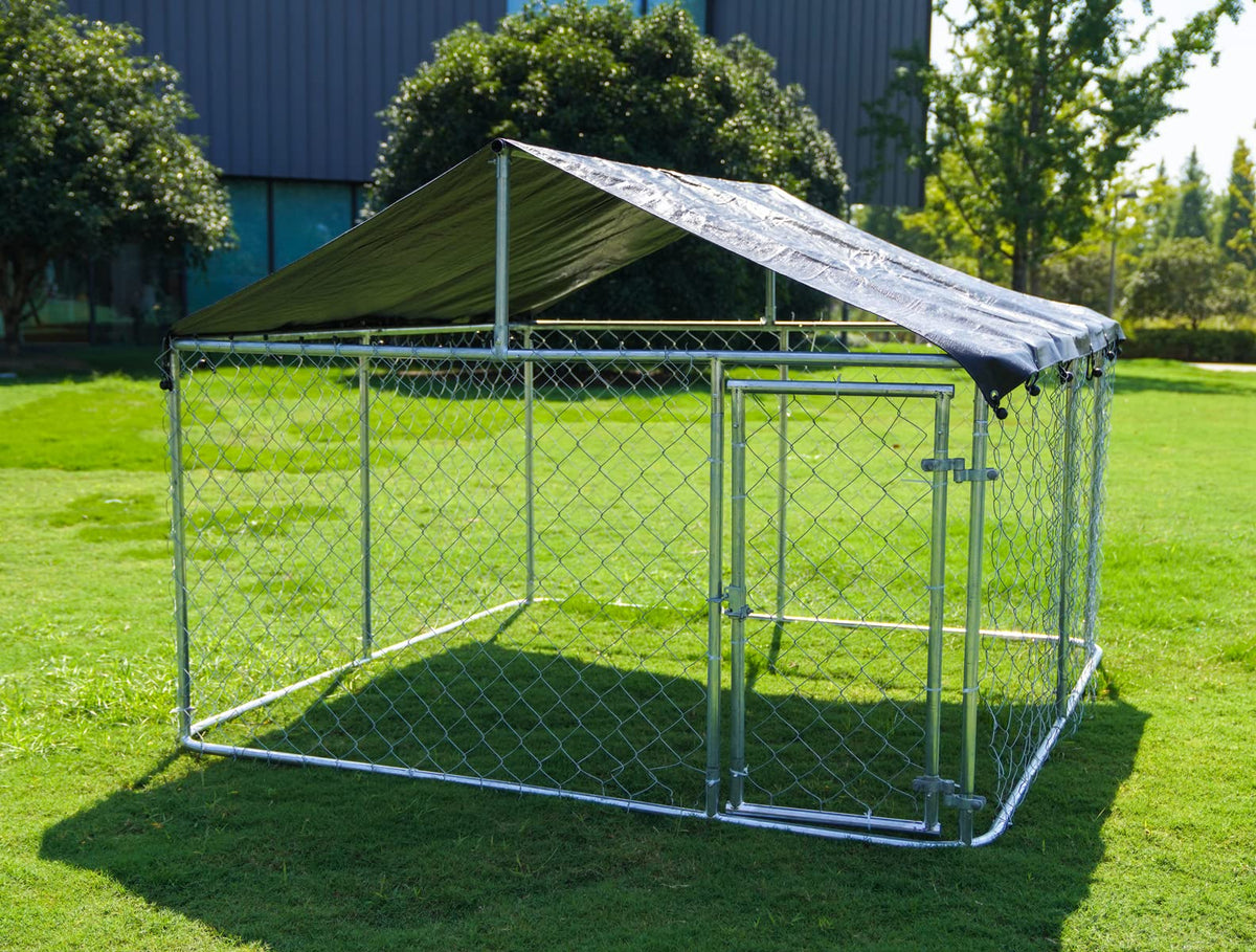 78"x 78" Heavy Duty Steel Dog Kennel Q829