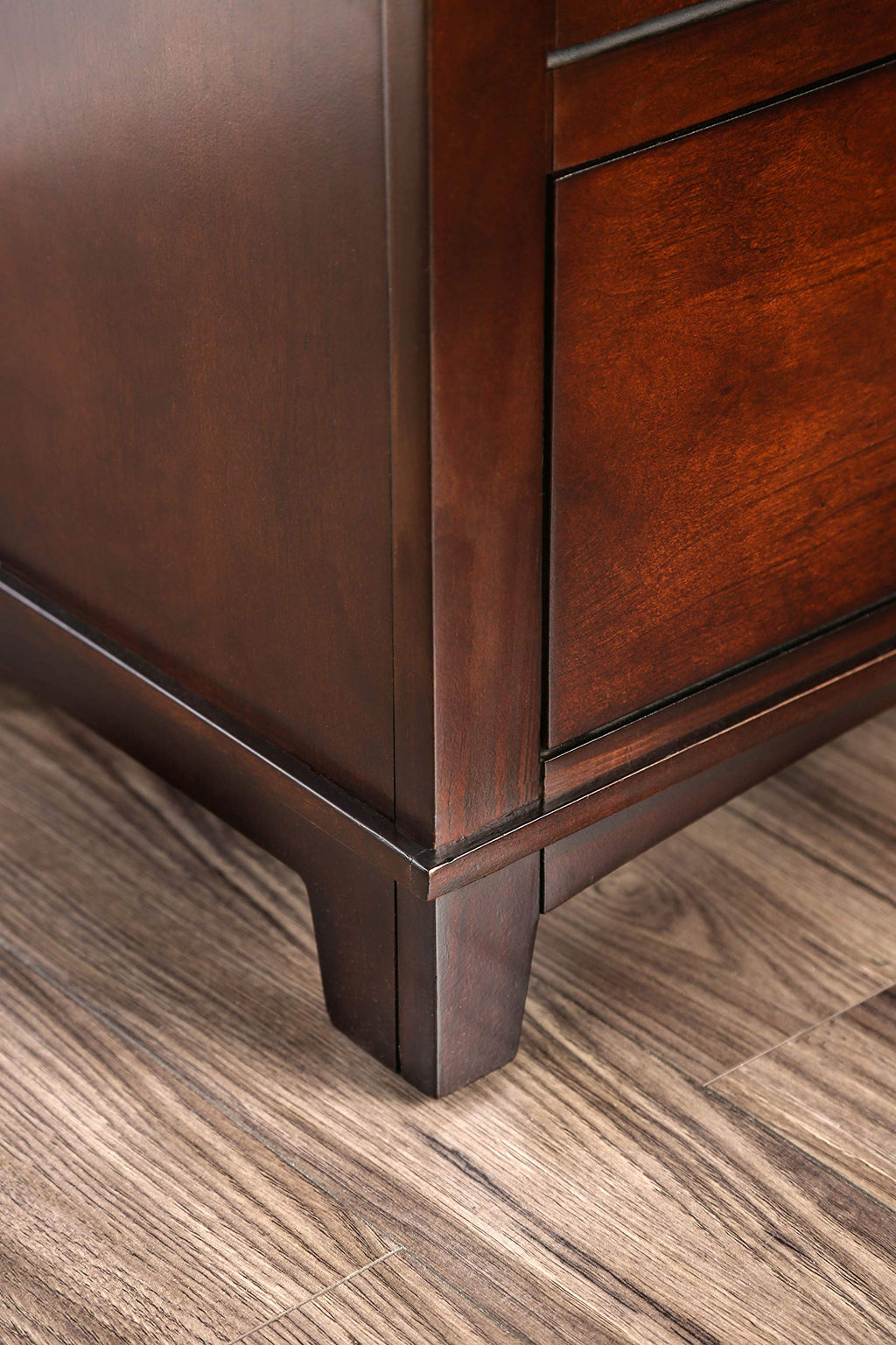 Brown Cherry 2-Piece California King Bedroom Set U209211