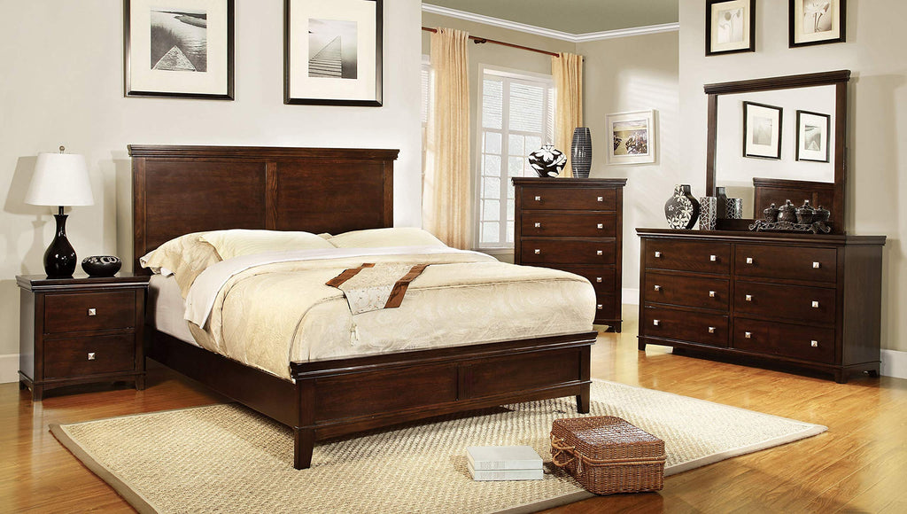 Brown Cherry 2-Piece California King Bedroom Set U209211