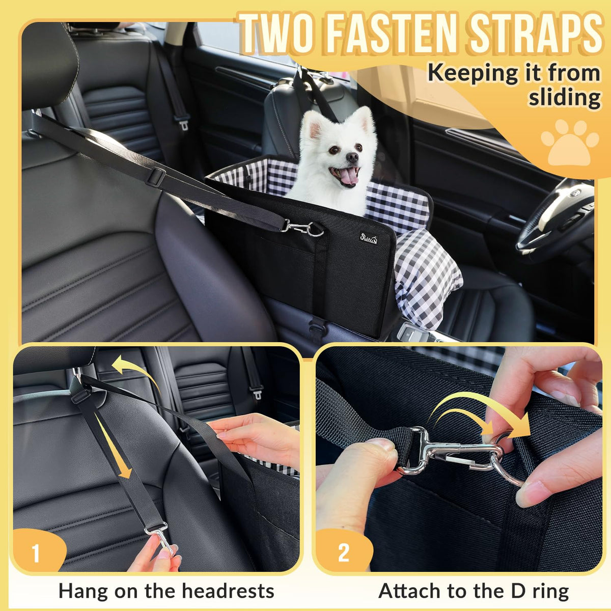 Dog Car Seat for Small Dogs Under 11lbs E5696