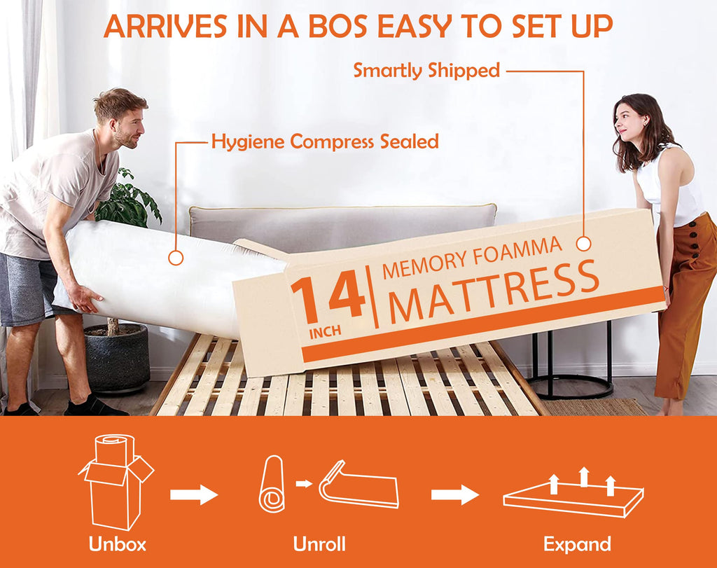 5 Inch Medium Firm Memory Foam Twin Mattress K7051