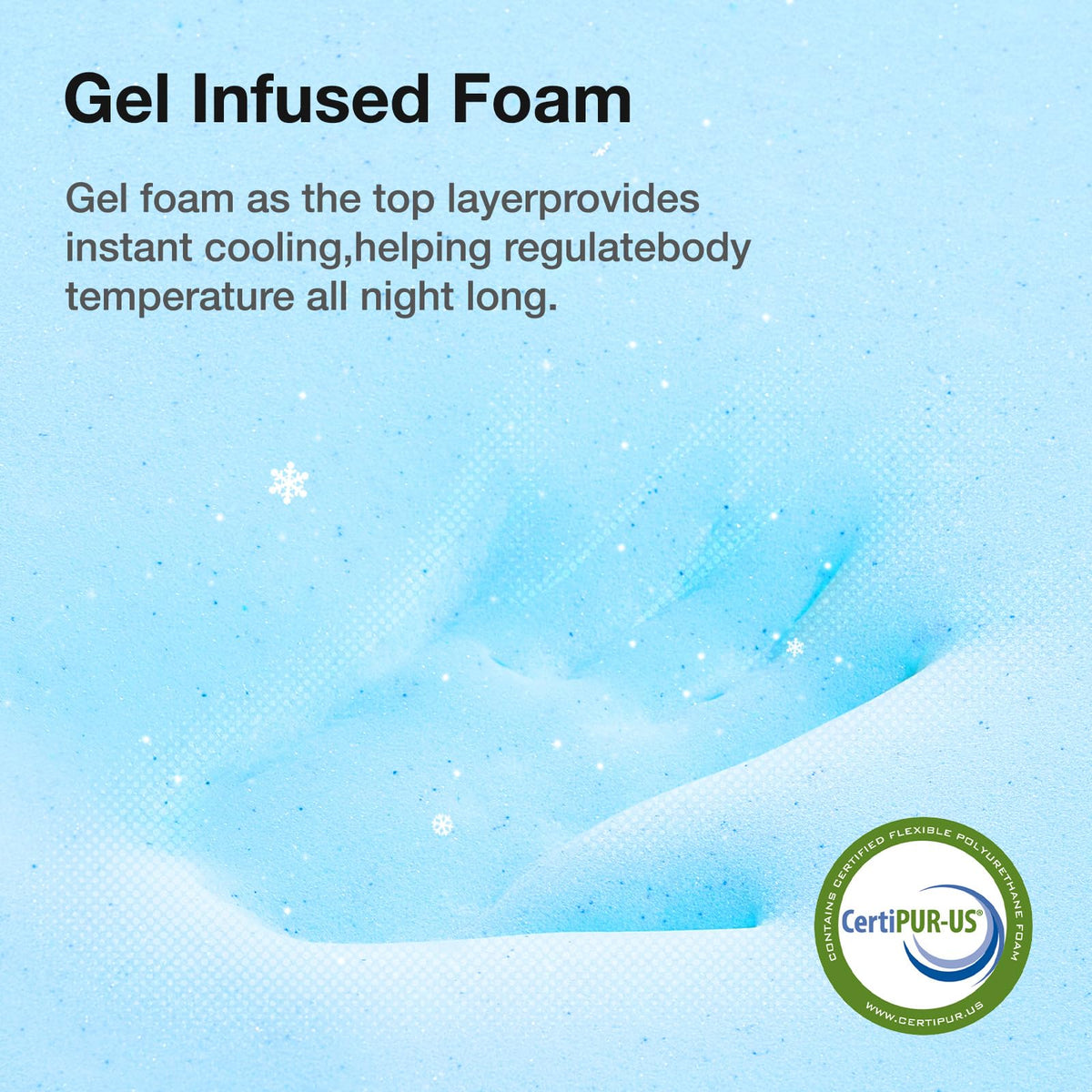 10 Inch Gel Memory Foam Full Mattress O8607