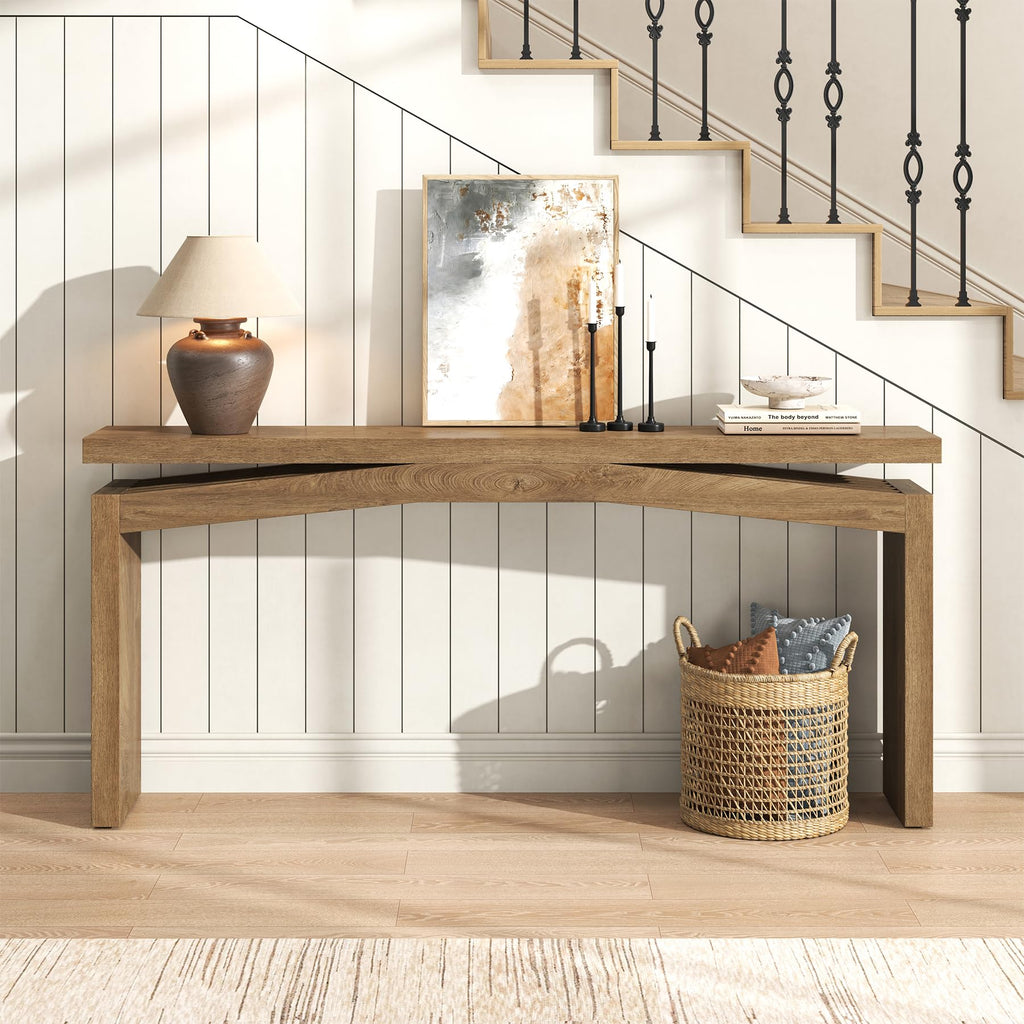 Console Tables 63-Inch Natural Brown J1965