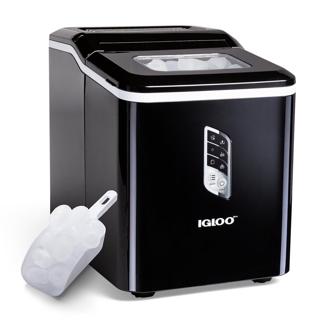 Portable Ice Maker with Scoop and LED Control Panel R76529