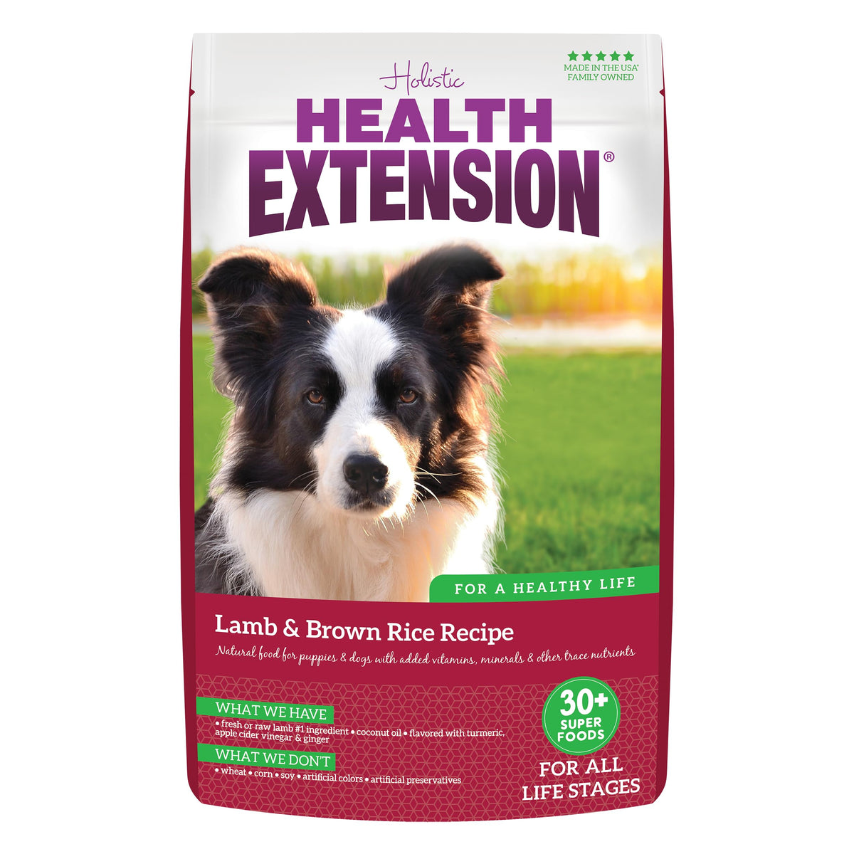 Lamb & Brown Rice Dry Dog Food with Probiotics 1 lb K975