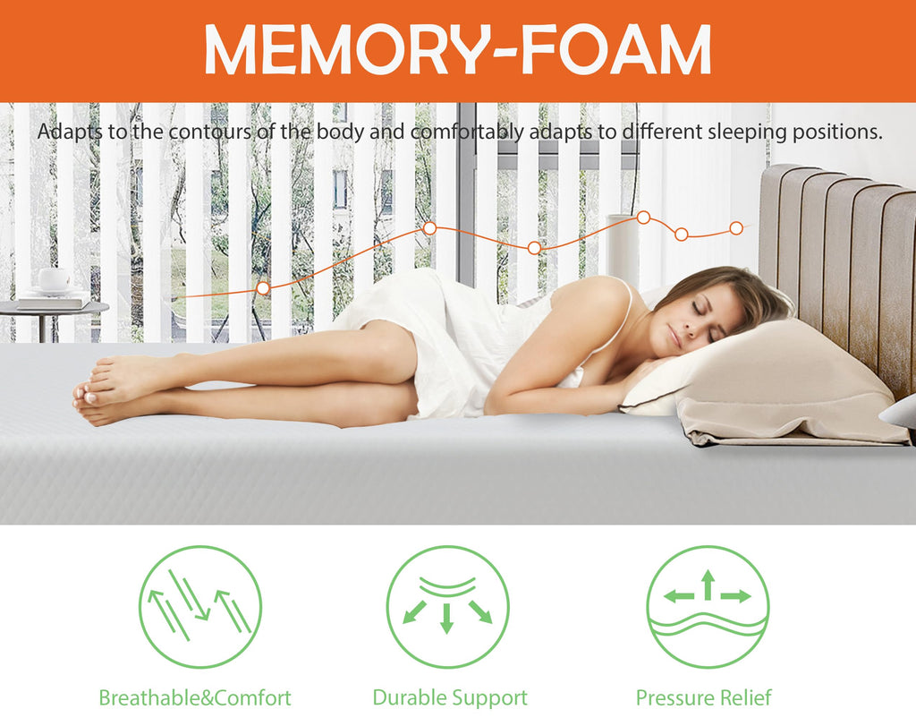 5 Inch Medium Firm Memory Foam Twin Mattress K7051