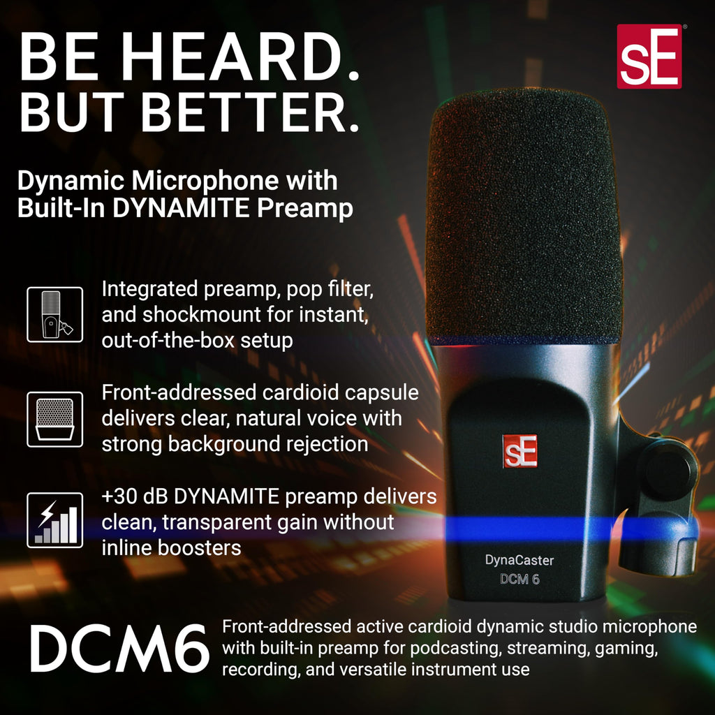 XLR Dynamic Microphone with Shockmount & Pop Filter W50413