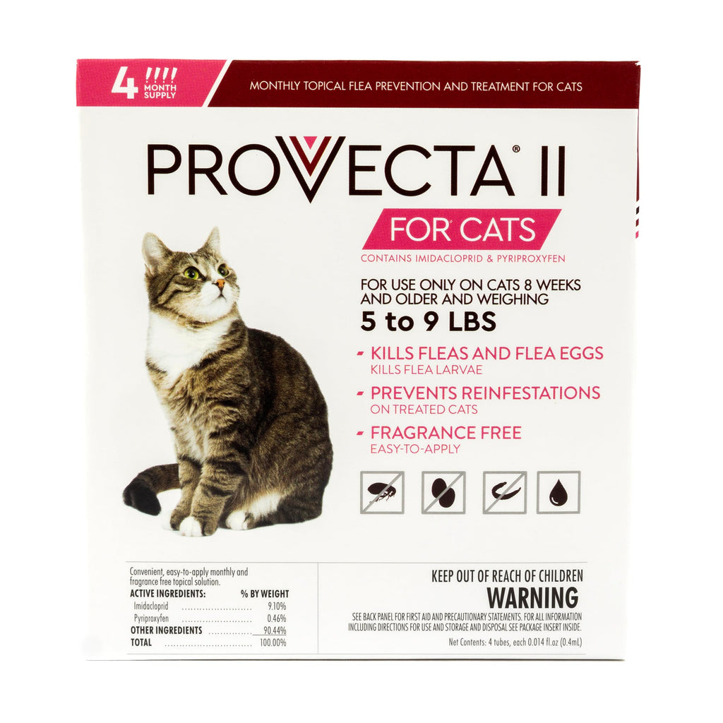 Flea Treatment for Small Cats 5-9 lbs, 4-Month Supply D6701