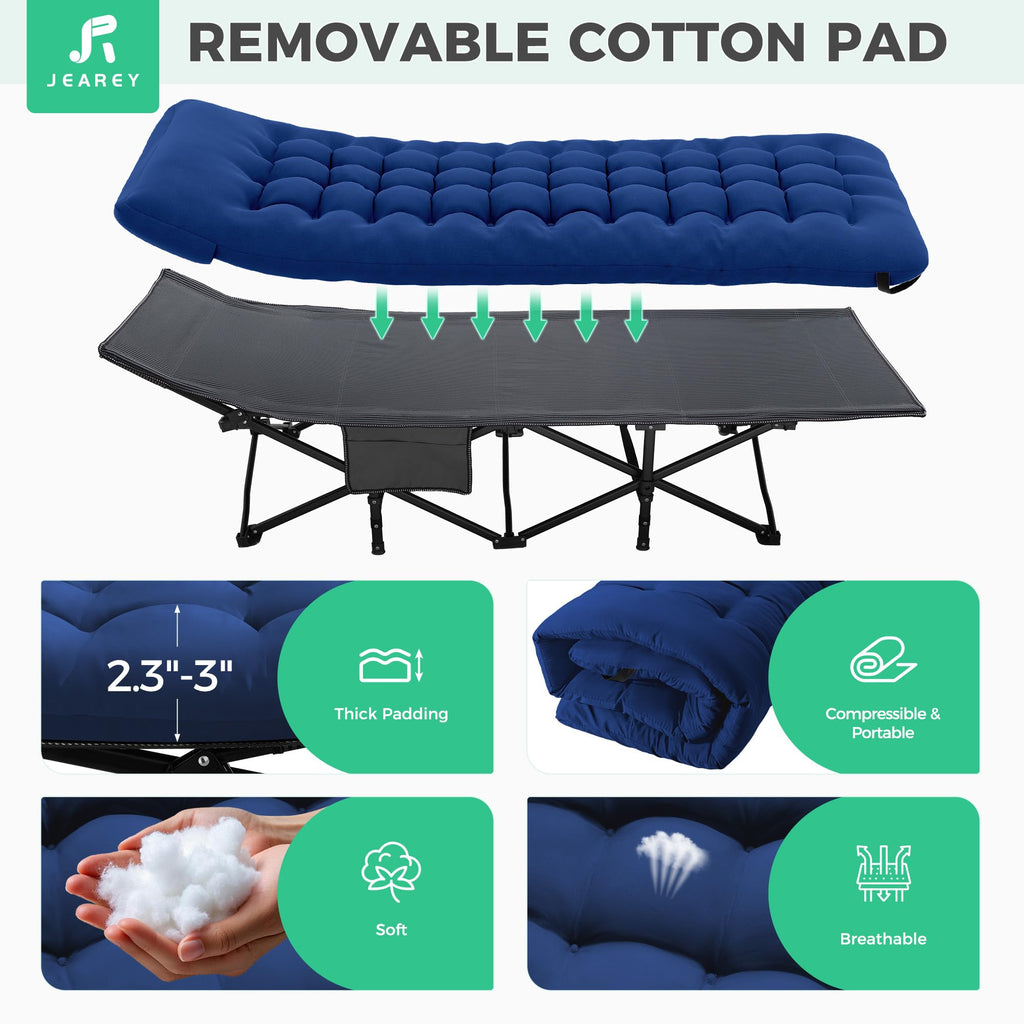 Folding Camping Cot with Mattress Y8857