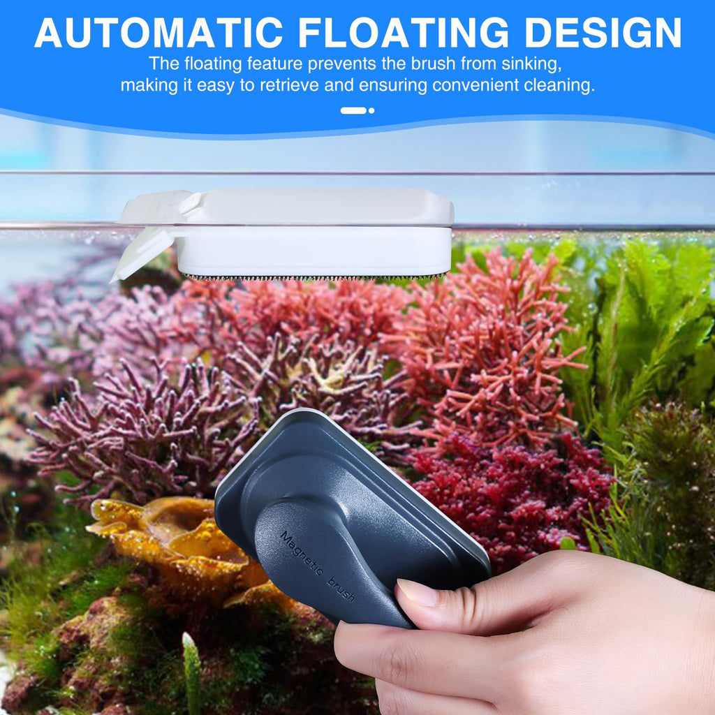 Aquarium Air Pump and Magnetic Glass Cleaner U747754