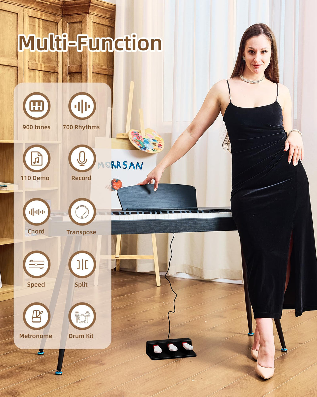 88 Key Weighted Digital Piano B63769