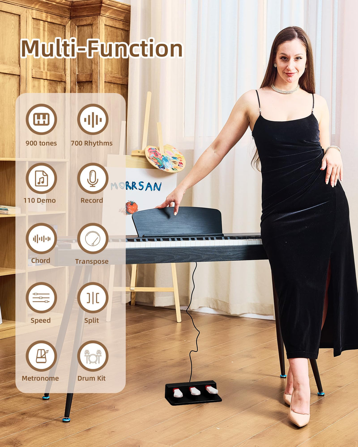 88 Key Weighted Digital Piano B63769