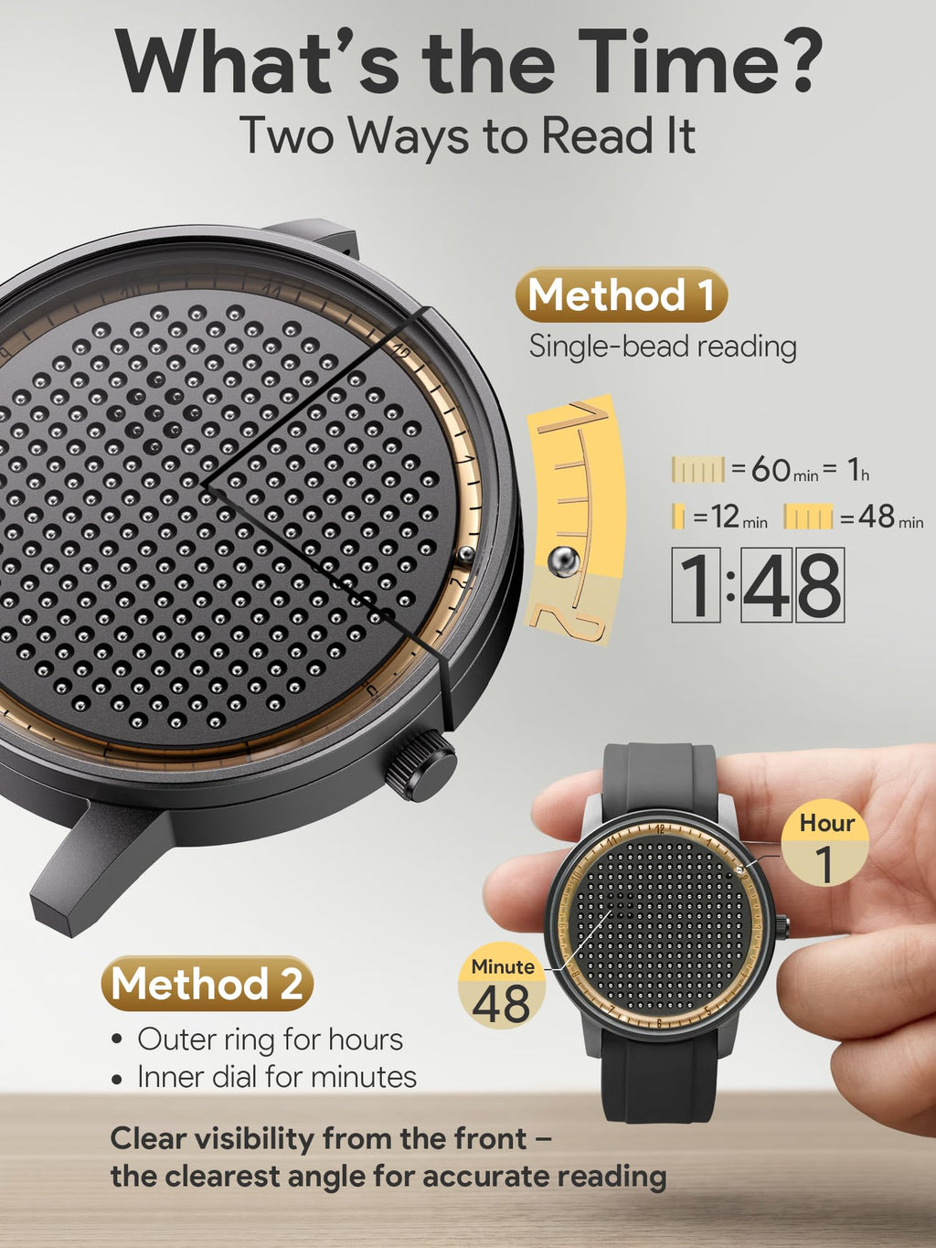 Magnetic Men Watch Black T699416