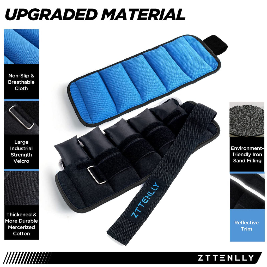 Adjustable Ankle Weights Pair with Carry Bag O661662