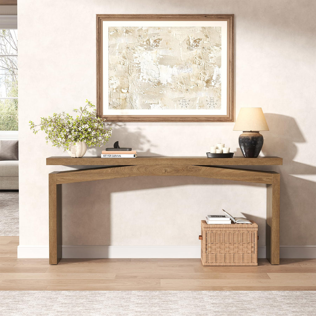 Console Tables 63-Inch Natural Brown J1965