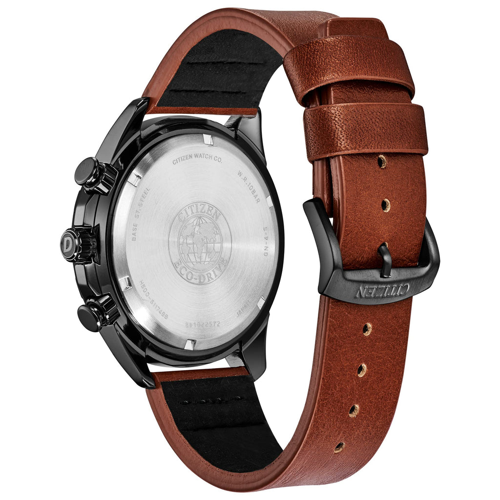Men's Stainless Steel Eco-Drive Watch F489
