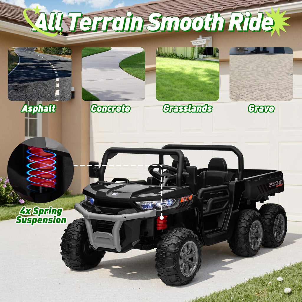24V 2 Seater Ride on Dump Truck with Remote Control R824